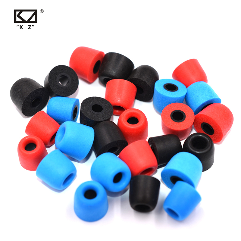 Earphone Foam Tip - KZ 헤드셋 이어 캡 3Pair(6PCS) 소음