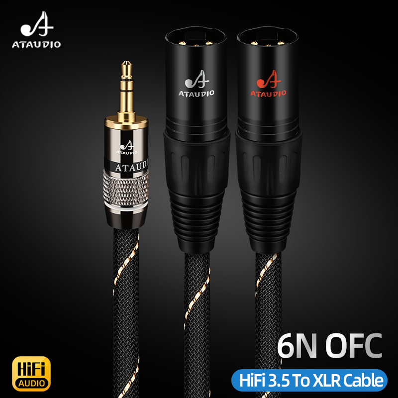 고품질 HiFi 3.5mm to 2XLR 오디오 케이블 - Earphone Splitter Jack 리뷰 및 가격