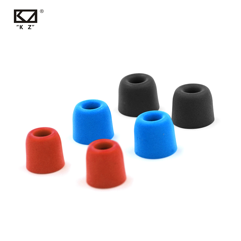 KZ 헤드셋 이어 캡 3Pair(6PCS) 소음 차단  - Earphone Foam Tip 리뷰 및 가격