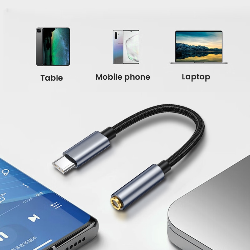 USB-C 헤드폰 잭 어댑터, 소형, 휴대폰 오디오 장 - Audiophile Headphone Wired 리뷰 및 가격